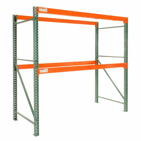 Global Industrial Teardrop Pallet Rack Starter, 120"W x 42"D x 192"H