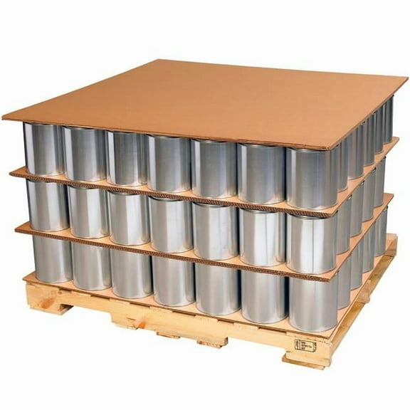 Global Industrial B3172319 Triple Wall Corrugated Sheets - 48 x 36 in. - Kraft - Pack of 5