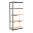 thumbnail image 1 of Global Industrial UABD24369L5 5 Shelf Heavy Duty Boltless Shelving Add On - Laminate Deck, White - 36 x 24 x 96 in., 1 of 1