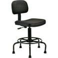 thumbnail image 1 of Global Industrial Ultra Comfort Fabric Stool, Black, 1 of 7