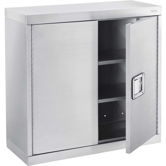 Global Industrial Wall Mount Storage Cabinet 30""Wx12""Dx30""H Assembled 430 Sta