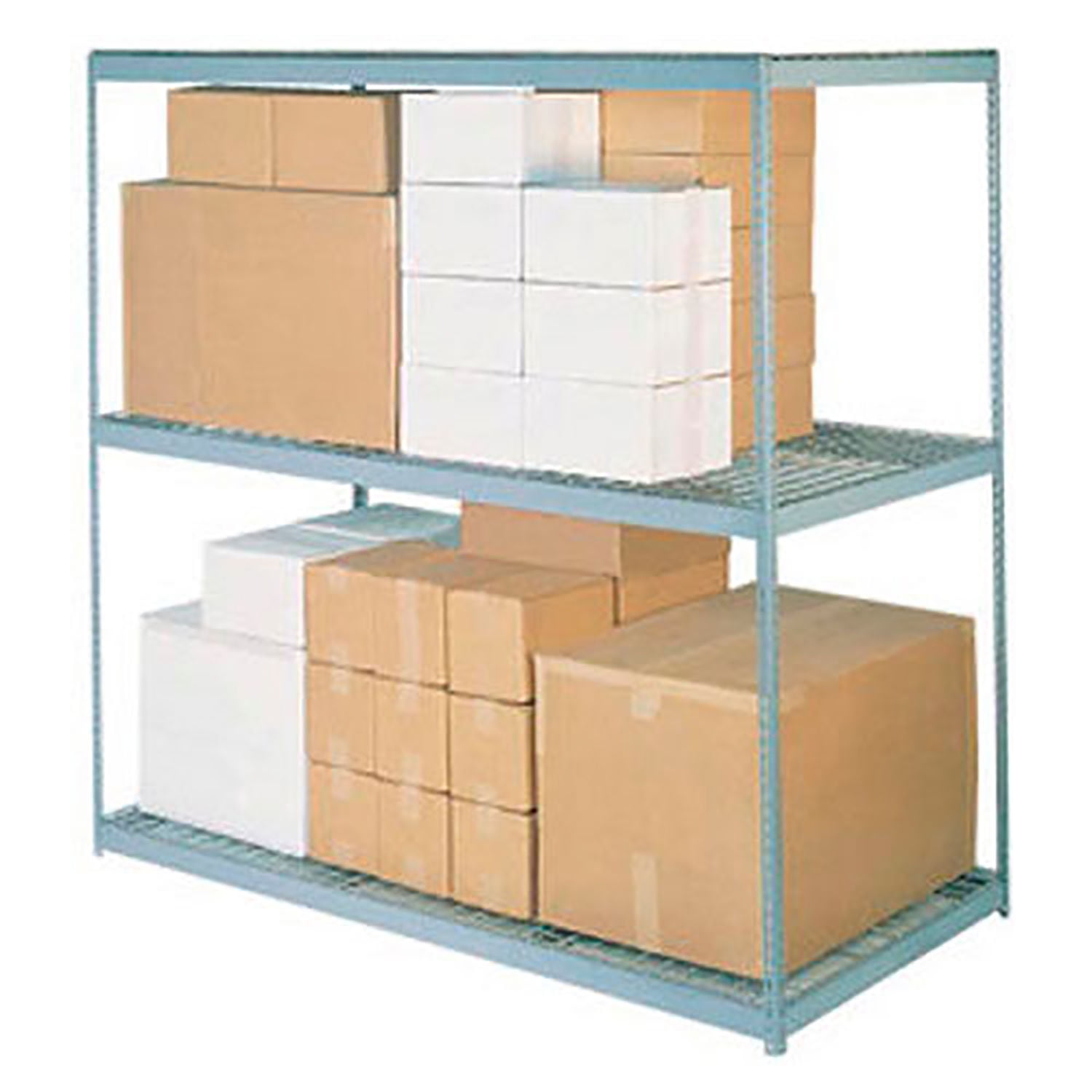 Wide Spn Rack Global Industrial Wide Span Rack 72Wx36Dx60H, 3 Shelves Wire Deck 900 ...