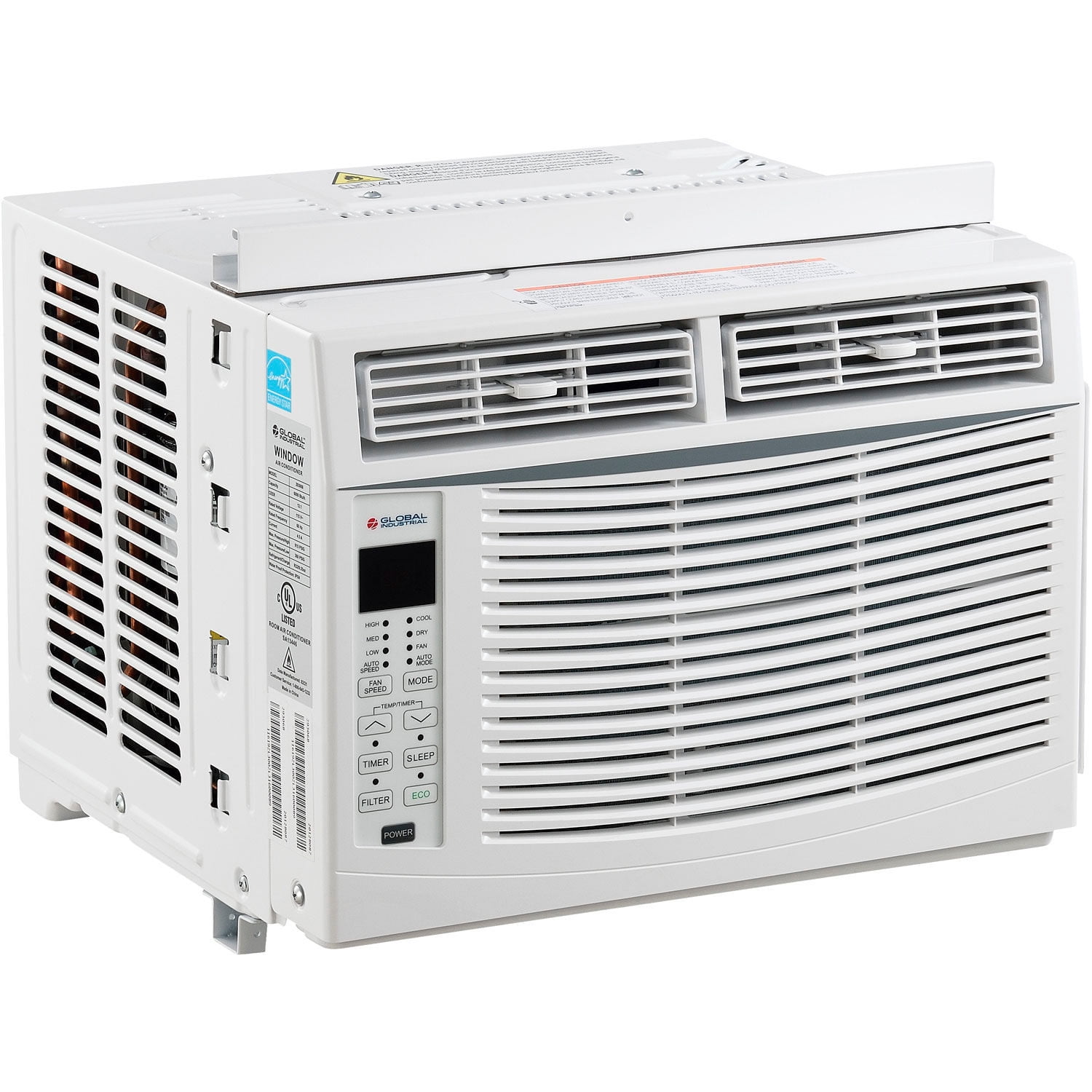 Compact White Energy Star Window Air Conditioner with Remote