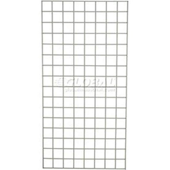 Global Industrial 933CP12GZ Wire Grid Panel, Poly-Green - 48 x 36 in.