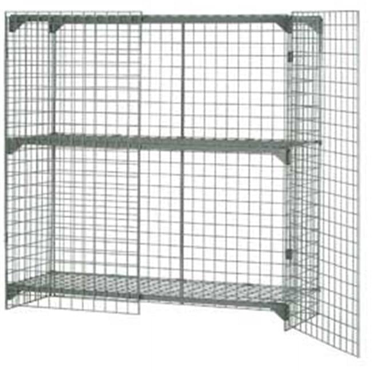 Global Industrial Wire Mesh Security Cage, 48 x 24 x 60