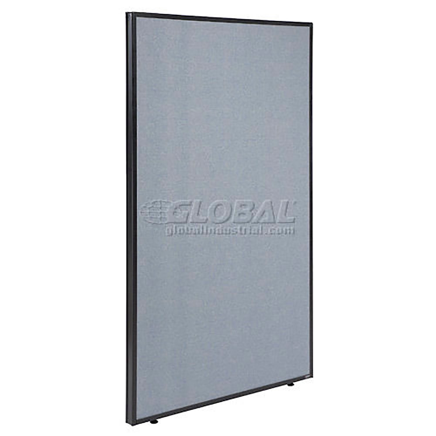 Global Industrial 36-1/4"W x 60"H Office Partition Panel, Blue ...