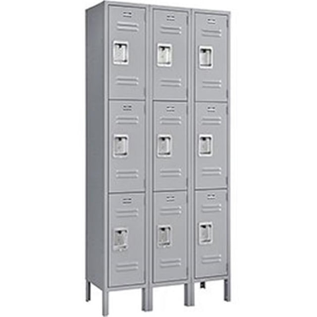 Infinity Locker Global Industries 493414GY Infinity Locker 3 Tier 12 x 15 x 24 in. 9 ...