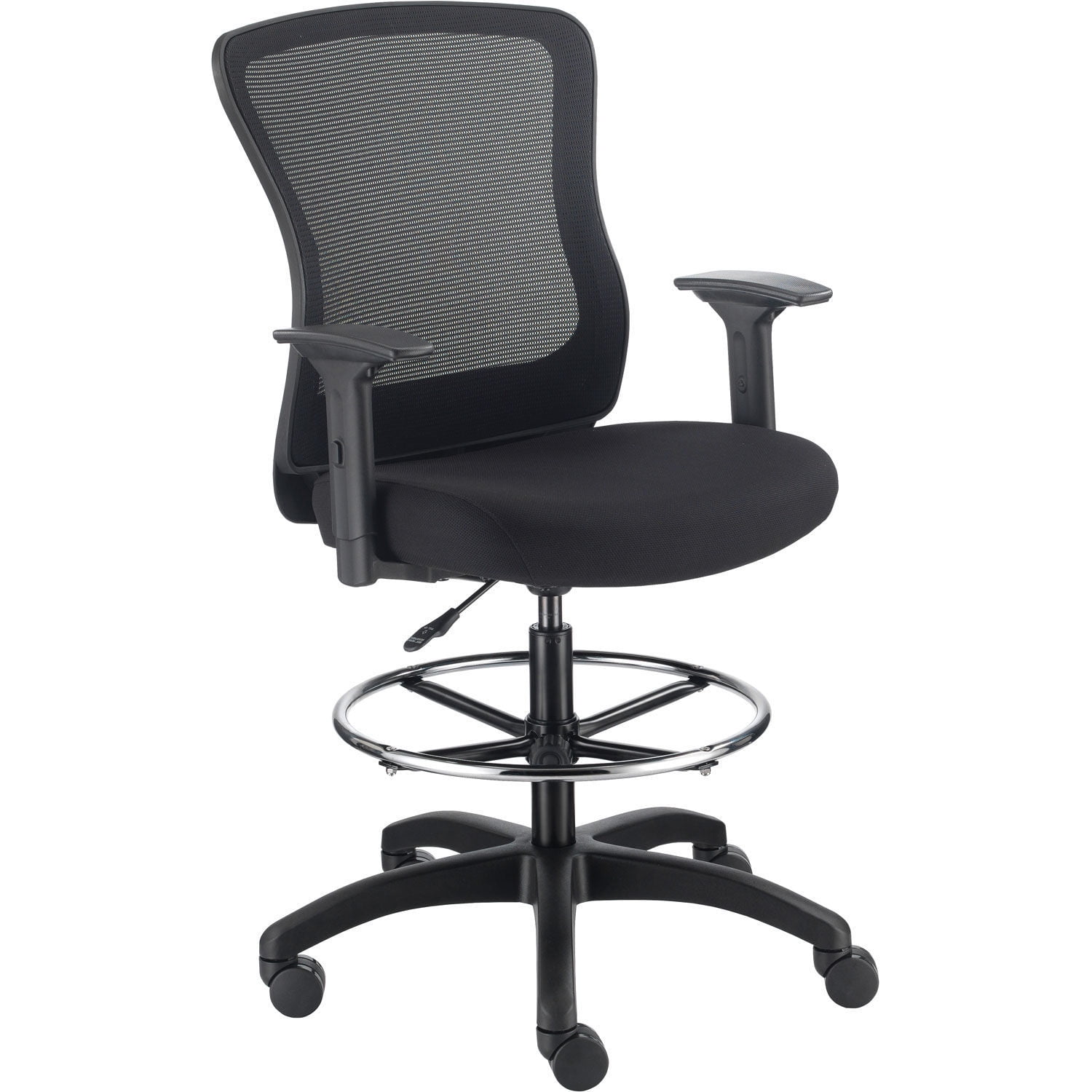 Global Industries 695546 Mesh Back Task Stool, Black - Walmart.com