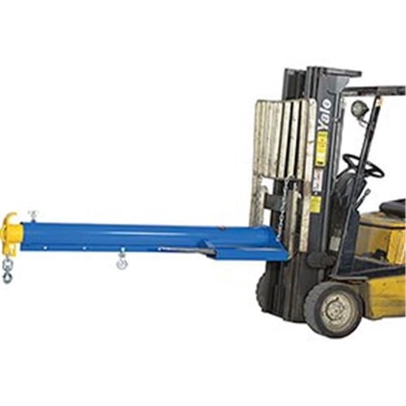 Global Industries 988947 Best Value Forklift Telescoping Jib Boom Crane - 4000 lbs - Blue