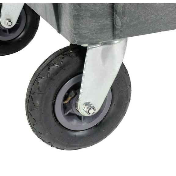 Global Industrial Replacement 8"" Pneumatic Casters For Plastic Service Carts 2