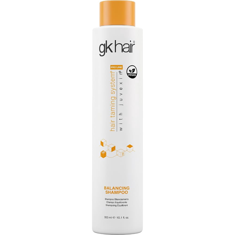 GK Hair Balancing Shampoo 10.1 Fl Oz for Dry Damaged Oily & Color Treated Hair, Sulfate-Paraben Free