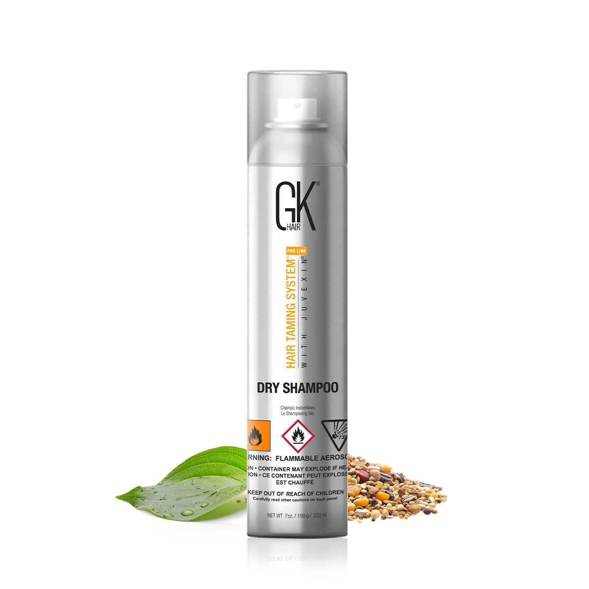 Global Keratin GK Hair Dry Shampoo for Women and Men - Global Keratin Dry Shampoo for Oily, Blonde, Brunette and All Hair Types | Removes Flaking, Dandruff and Excess Oil (332 ml/ 7 fl.oz)