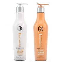Global Keratin GK Hair Shield Shampoo and Conditioner Duo (240ml/ 8.11 fl. oz) | Against Sun, UV/UVA Rays | For Dry, Split Ends with Aloe Vera and Natural Oils - All Hair Types