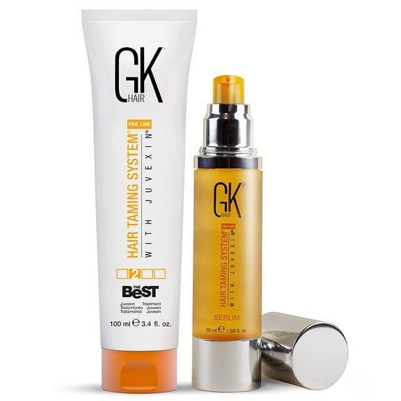 Global Keratin GK Hair Smoothing Serum - 100% Pure Organic Argan Oil 1.69 or 0.34 Fl Strength Shine Dry Damaged Repair And Global Keratin GKhair The Best Professional Hair (100 ml/ 3.4 fl.oz)