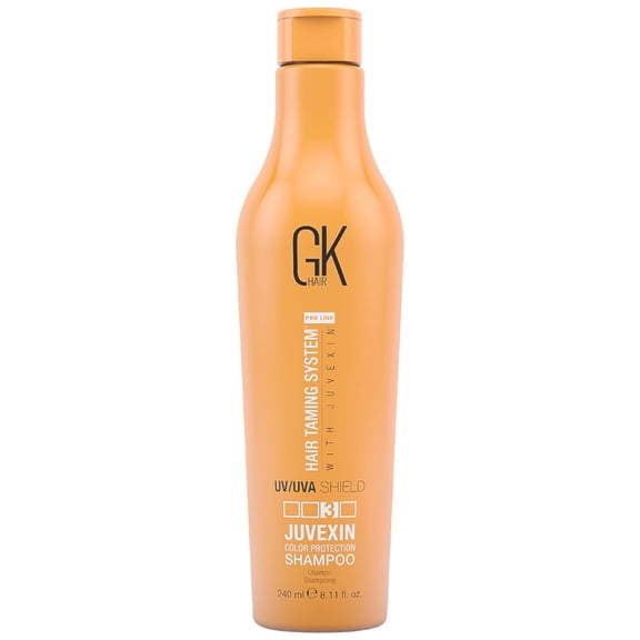GK Hair Colored Shield Shampoo 8.11 Fl Oz - Deep Cleansing Moisturizing Heat Protection Sulfate Free