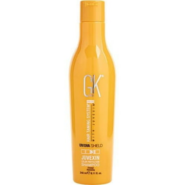 GK HAIR Global Keratin Colored Shield Shampoo (8.11 Fl Oz/240ml) - Deep Cleansing Moisturizing Heat Protection for Color Treated Dry Damaged Curly Frizzy HAIR - Sulfate Free