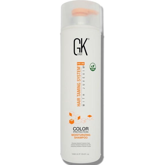 GK HAIR Vegan Color Treated Moisturizing Shampoo for Women Deep Conditioning Hair Mask with Keratin and Frizz Control Hydrate Treatment for Dry Damaged Hair 33.8 Ounce