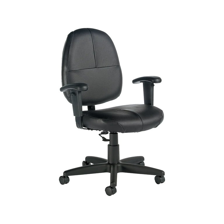 Global Leather Task Chair Black (8993BK450/550)