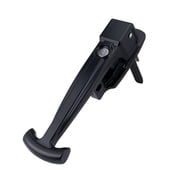 Global Link Ramp Door Compression Latch, G391 Cylinder, No Key, Black