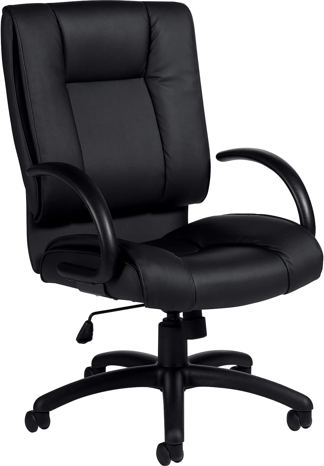 Lucia Black Bonded Leather High-Back Executive Swivel Chair