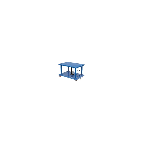 Work Positioning Post Lift Table Foot Control, 48"x32" Platform, 2000 Lb. Capacity