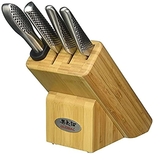 Global Knives Classic Masuta 5 Piece Knife Block Set