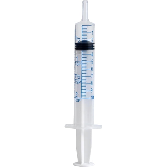 Global Medical Products - 10cc ORAL Syringe - QTY 100 - Sterile - NO TIP CAPS
