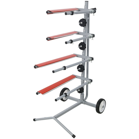 Global Mobile Tree Style Masking Paper Machine Station, Stand Holds Multiple Rolls