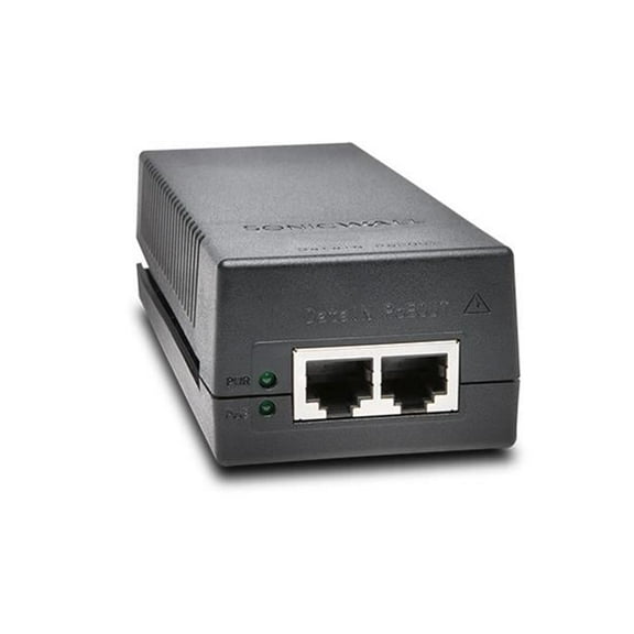 Global Multi-Gigabit PoE Plus Injector - 802.3AT, Black