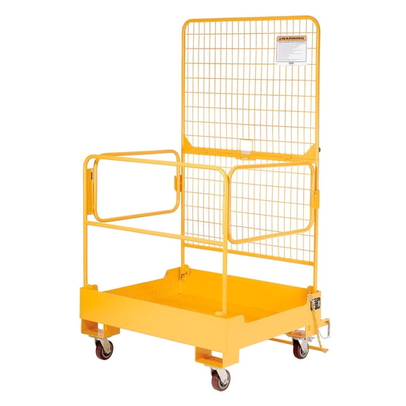 Global Industrial Fold Down Forklift Work Maintenance Platform 36 x 36