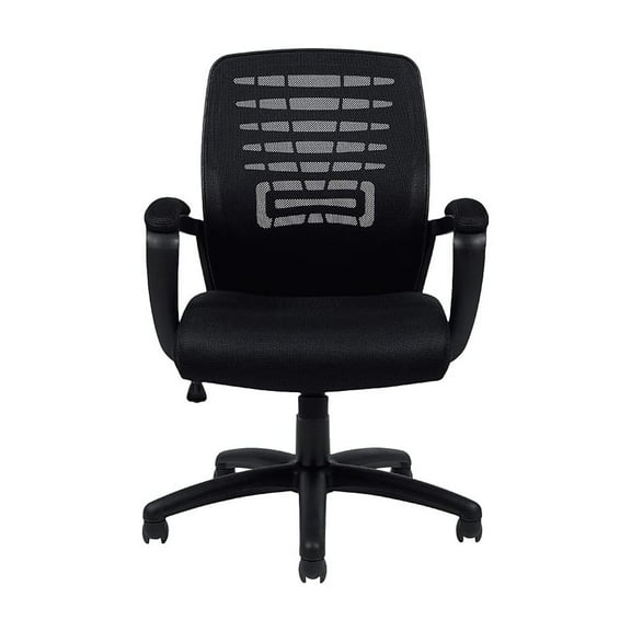 Global OTG Mesh Back Fabric Manager Chair Black OTG11750B