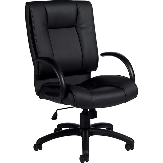 Global Offices To Go Luxhide Exec HighBack Chair Bonded Leather Black