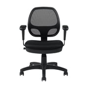 Global Offices To Go Mesh Fabric Manager Chair Black OTG11647B