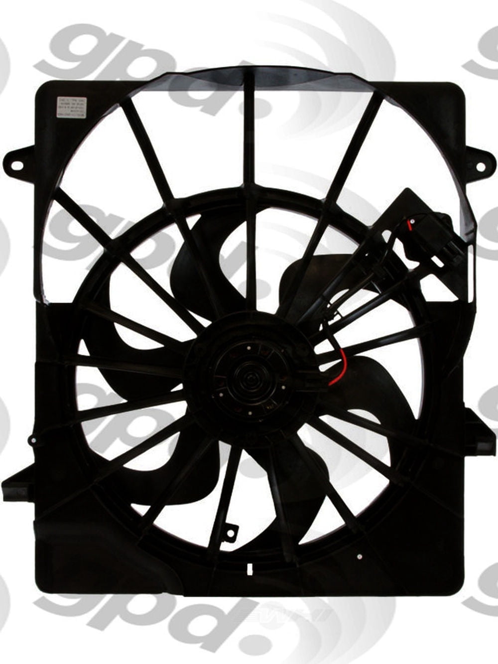 Global Parts Distributors 2811620 Electric Cooling Fan Assembly