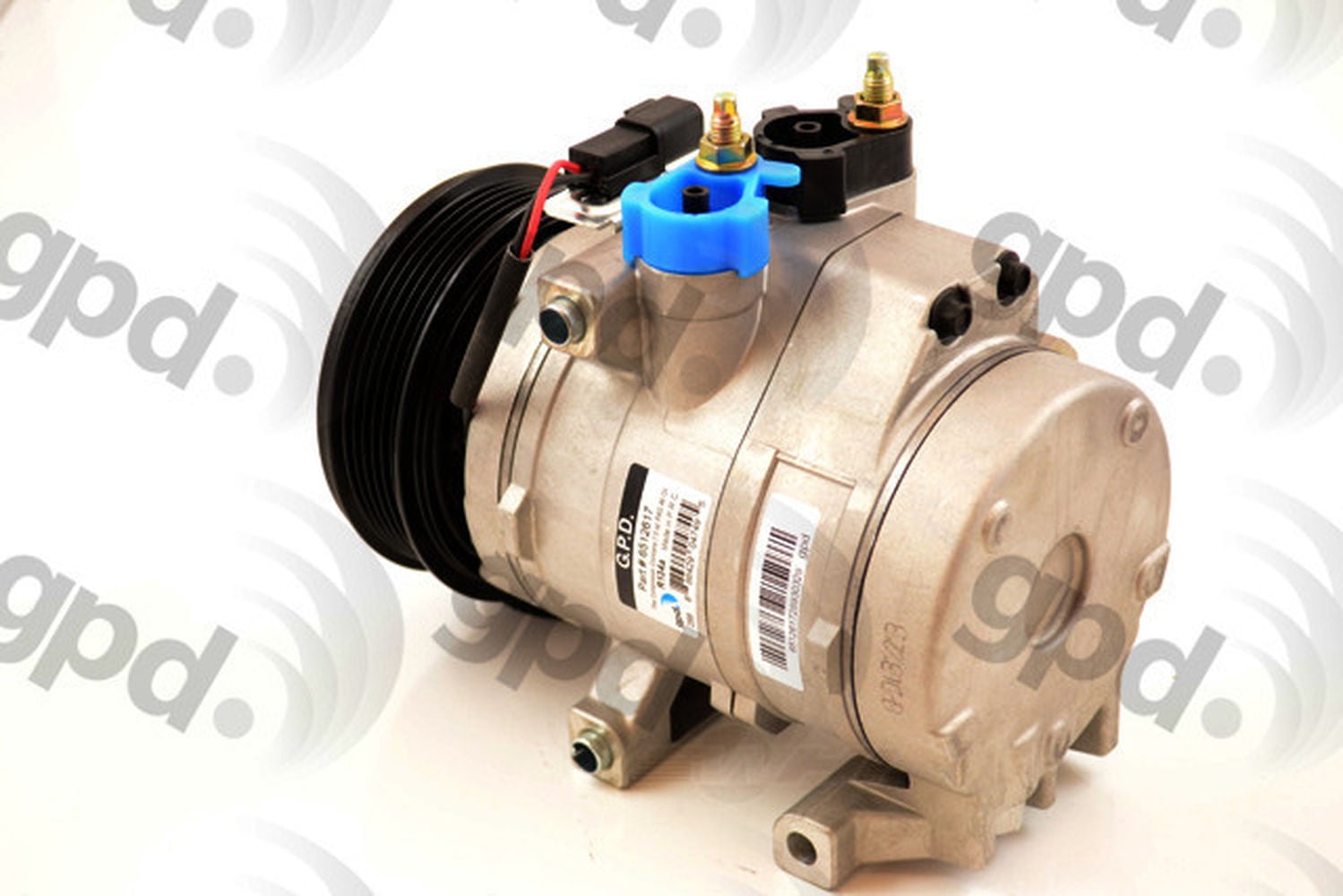 Global Parts Distributors 6512617 A/C Compressor With Clutch Fits 