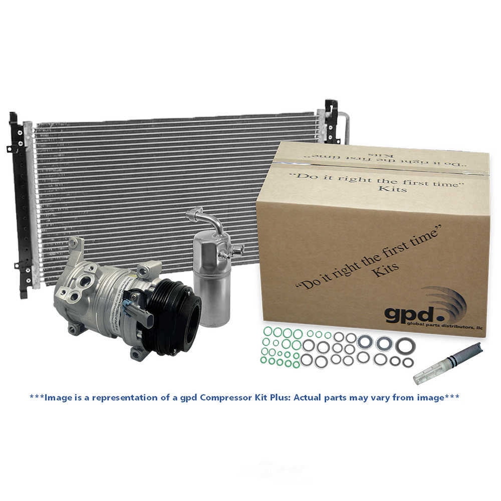 Global Parts Distributors LLC 9614852A Compressor Kit New w/ Condenser