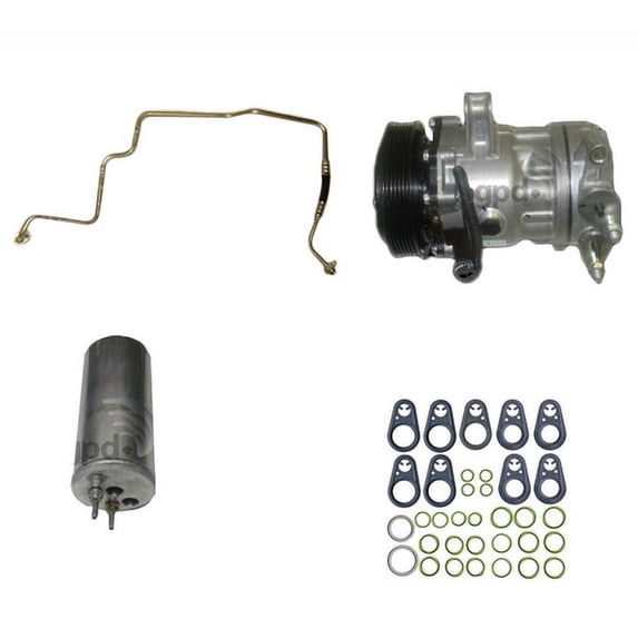 Global Parts Distributors 9621604PB A/C Compressor Kit, For 2002 2005 Jeep