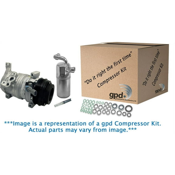 Global Parts Distributors 9641769 Compressor Kit Fits select: 2008-2017 MITSUBISHI LANCER, 2011-2013 MITSUBISHI OUTLANDER SPORT