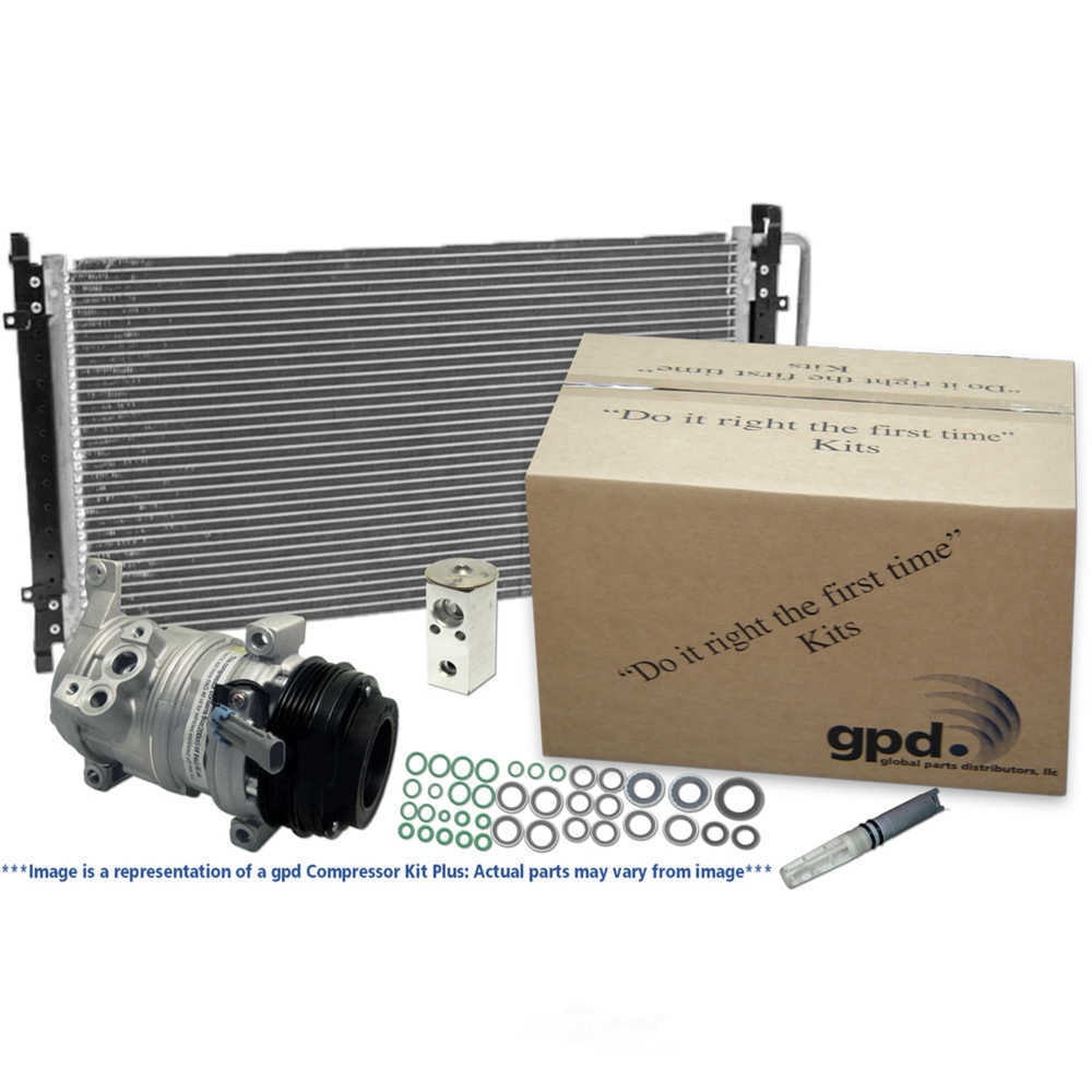 Global Parts Distributors LLC 9644856A Compressor Kit New w/ Condenser