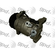 Global Parts Distributors New w/ Clutch A/C Compressor Fits select 2008-2010 CHRYSLER TOWN & COUNTRY, 2008-2010 DODGE GRAND CARAVAN
