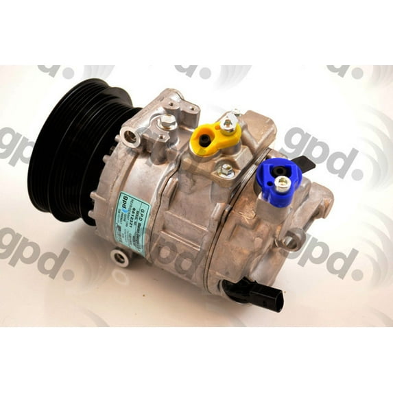 Global Parts Distributors New w/ Clutch A/C Compressor Fits select: 2009-2014 VOLKSWAGEN JETTA, 2012-2014 VOLKSWAGEN PASSAT