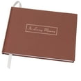thumbnail image 1 of Global Printed Products Funeral Guest Book 9"x7" - FGB-BRN - FGB-BRN, 1 of 5