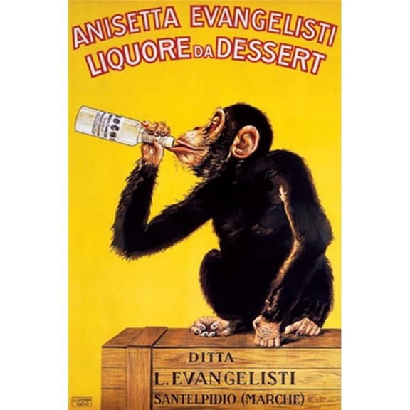 Global Prints GAPFAR00609 Anissetta Liquore da Dessert Poster Print - 24 x 36