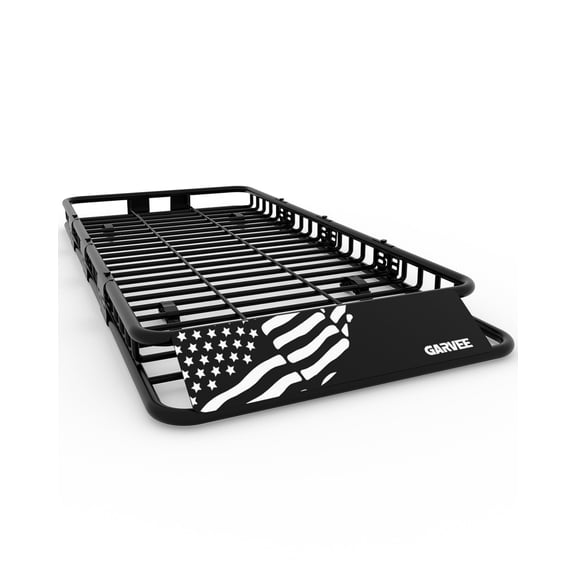 Global Roof Rack Basket – 200 lbs Heavy Duty Rooftop Cargo Carrier with Extension – Fits SUVs, Trucks & Vehicles – Four-Section Design – Size 84"x39"x6" | Four-section type