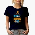 thumbnail image 1 of Global Running Day, Navy Blue T-Shirt, 2XL, 1 of 5