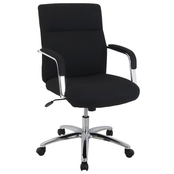Global Seating Solutions 695622BK Interion High Back Fabric Task Chair - Black