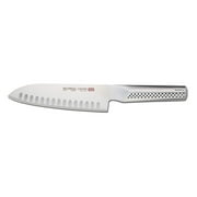 Global Stainless Steel Ukon Hollow Ground 7-Inch Santoku Knife