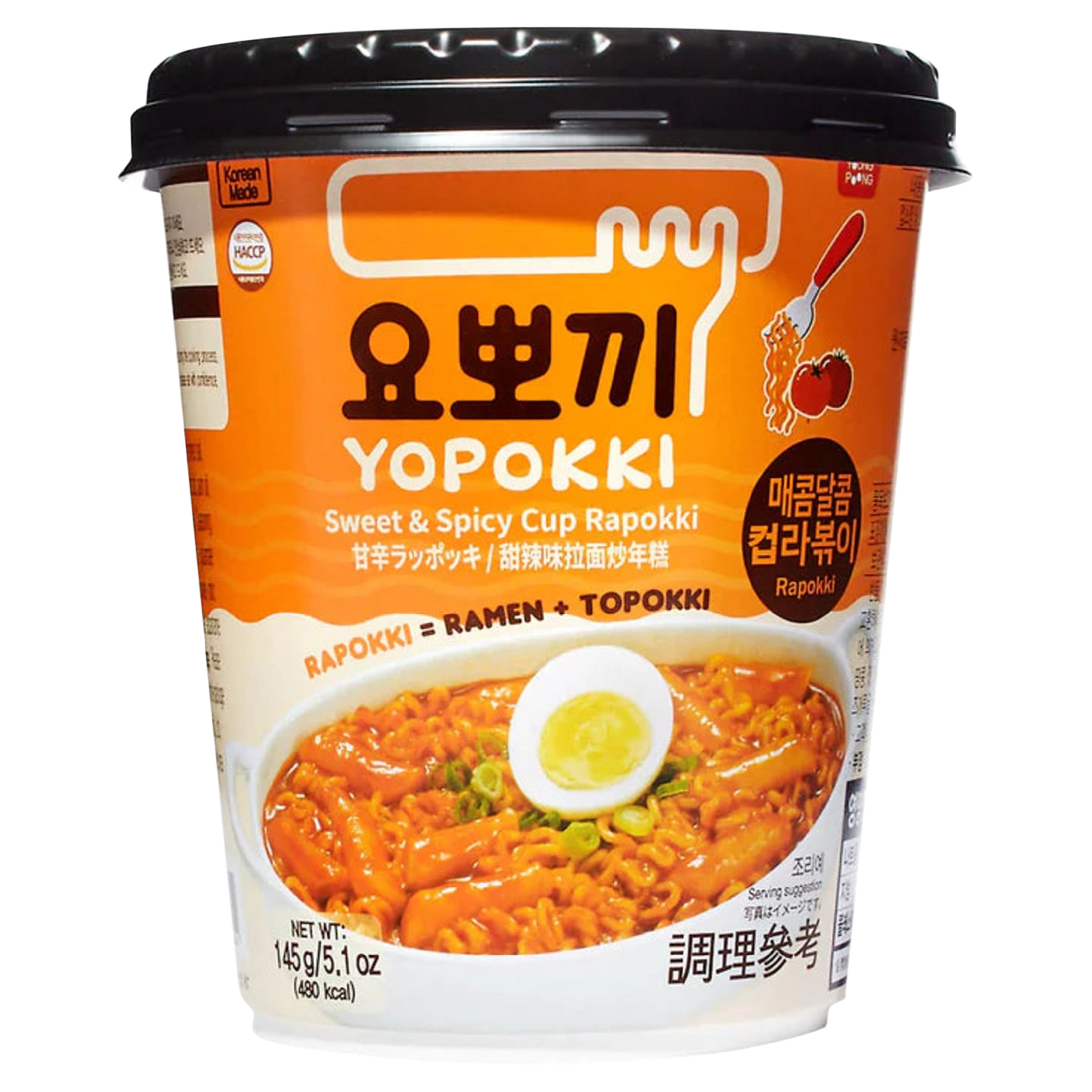Raeppoki Global Tastemaker Yopokki Sweet & Spicy Rapokki , 5.1 oz - Walmart.com
