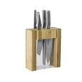 thumbnail image 1 of Global Teikoku 5 Piece Stainless Steel Knife Block Set, 1 of 3