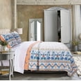 thumbnail image 1 of Global Trends Athena Quilt Set, Ivory, 1 of 7